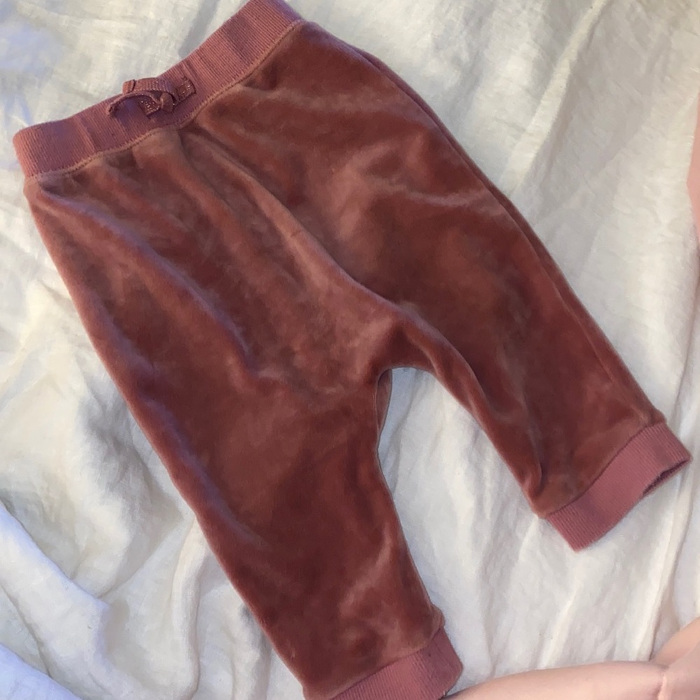 Gymboree Velvet Pink Sweatpants Bottoms